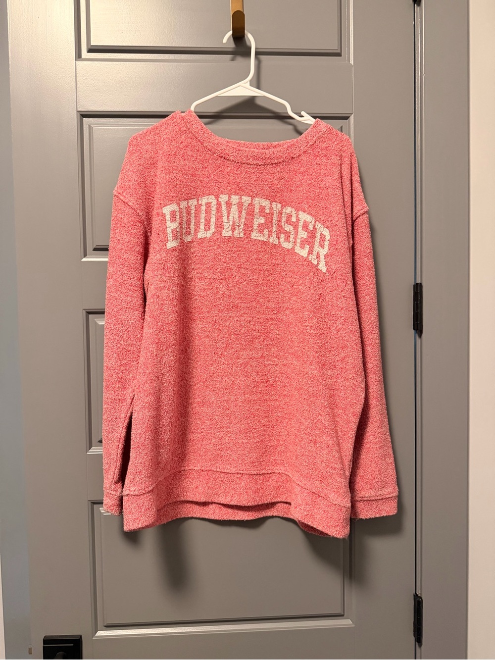 Budweiser Boxercraft Red Cozy Pullover Sweatshirt XL